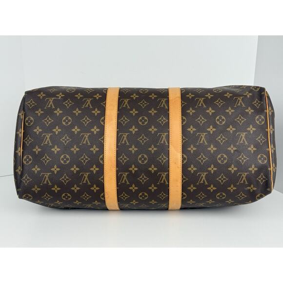 Louis Vuitton Keepall 50 Monogram Canvas Duffle Bag Brown - Picture 6 of 16